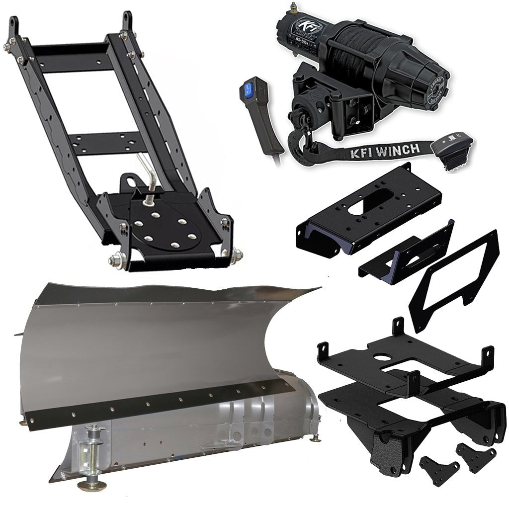 KFI Snowplow Kit fits Polaris RZR PRO XP & RZR PRO XP 4 - MojoMotoSport.com