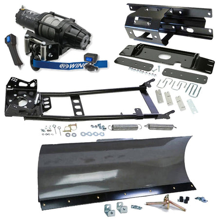 KFI Snowplow Kit fits various 2005 - 2010 Polaris Sportsman 450, 600, 700, 800 ATV - MojoMotoSport.com