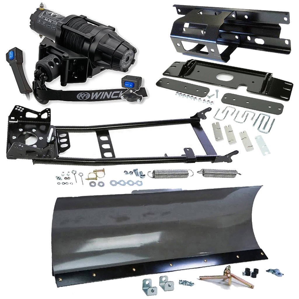 KFI Snowplow Kit fits various 2005 - 2010 Polaris Sportsman 450, 600, 700, 800 ATV - MojoMotoSport.com