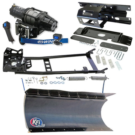 KFI Snowplow Kit fits various 2005 - 2010 Polaris Sportsman 450, 600, 700, 800 ATV - MojoMotoSport.com