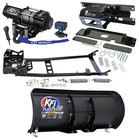 KFI Snowplow Kit fits various 2005 - 2010 Polaris Sportsman 450, 600, 700, 800 ATV - MojoMotoSport.com