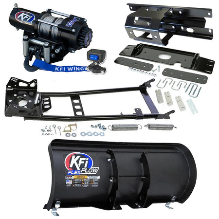 KFI Snowplow Kit fits various 2005 - 2010 Polaris Sportsman 450, 600, 700, 800 ATV - MojoMotoSport.com