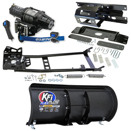 KFI Snowplow Kit fits various 2005 - 2010 Polaris Sportsman 450, 600, 700, 800 ATV - MojoMotoSport.com