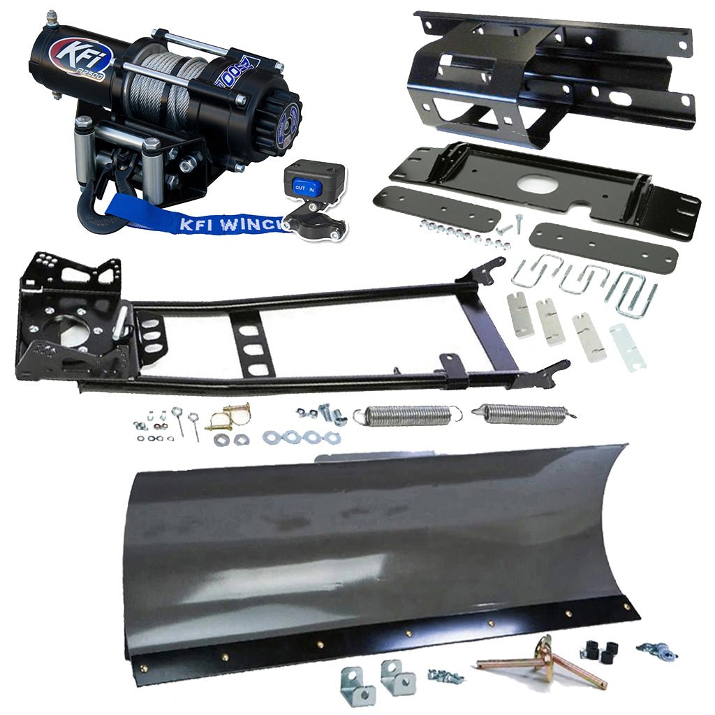 KFI Snowplow Kit fits various 2005 - 2010 Polaris Sportsman 450, 600, 700, 800 ATV - MojoMotoSport.com