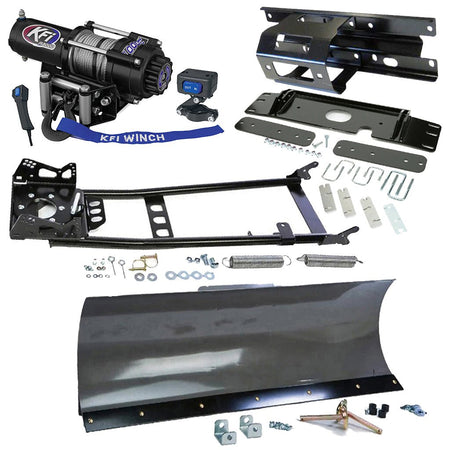 KFI Snowplow Kit fits various 2005 - 2010 Polaris Sportsman 450, 600, 700, 800 ATV - MojoMotoSport.com