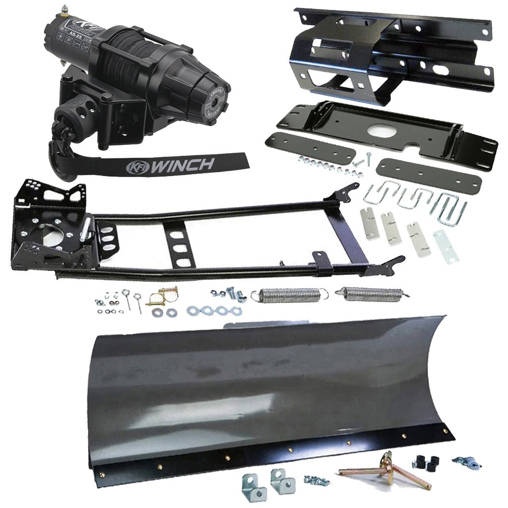 KFI Snowplow Kit fits various 2005 - 2010 Polaris Sportsman 450, 600, 700, 800 ATV - MojoMotoSport.com