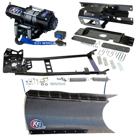 KFI Snowplow Kit fits various 2005 - 2010 Polaris Sportsman 450, 600, 700, 800 ATV - MojoMotoSport.com