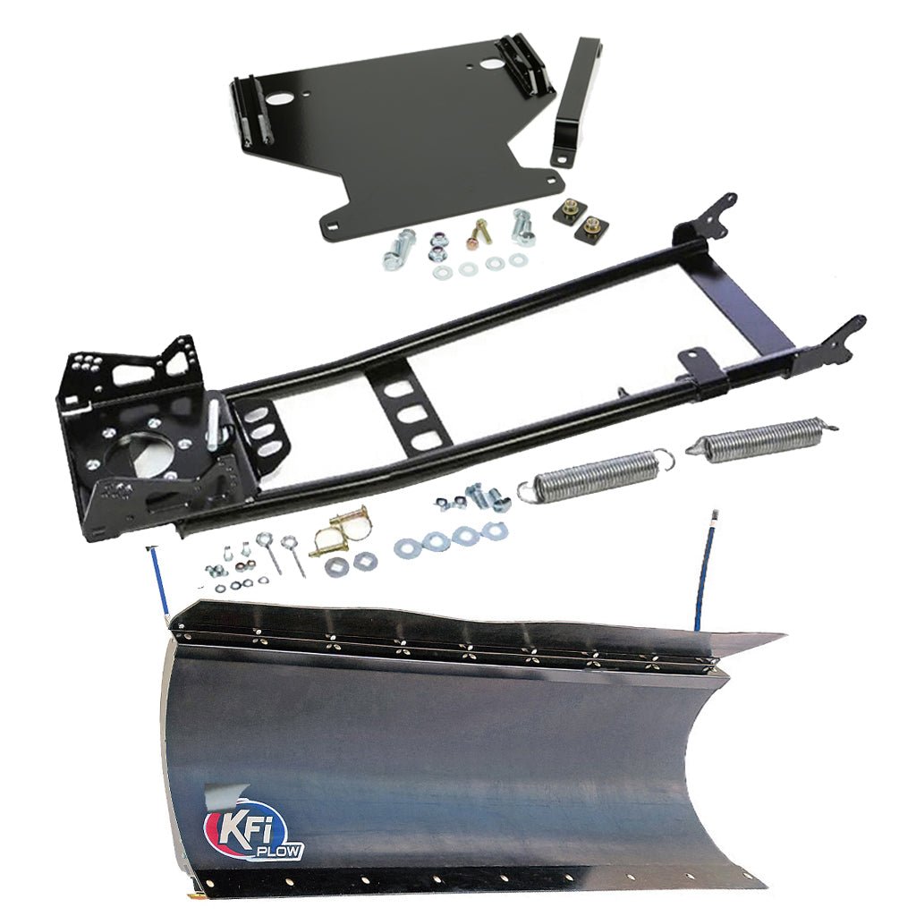 KFI Snowplow Kit fits various Can - Am Outlander ATV with OEM winch - MojoMotoSport.com