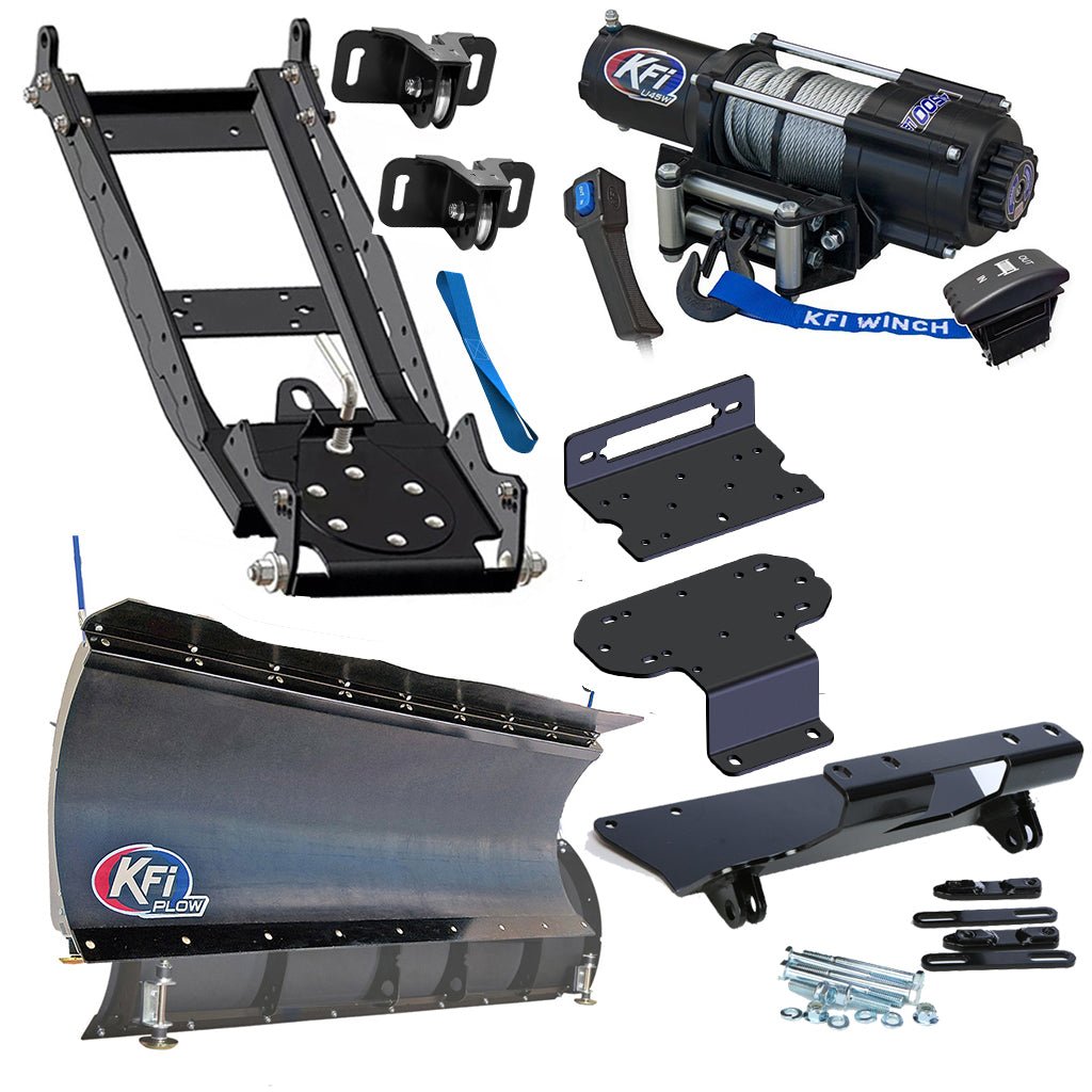 KFI Snowplow Kit fits Yamaha Rhino 450, 660, 700 - MojoMotoSport.com