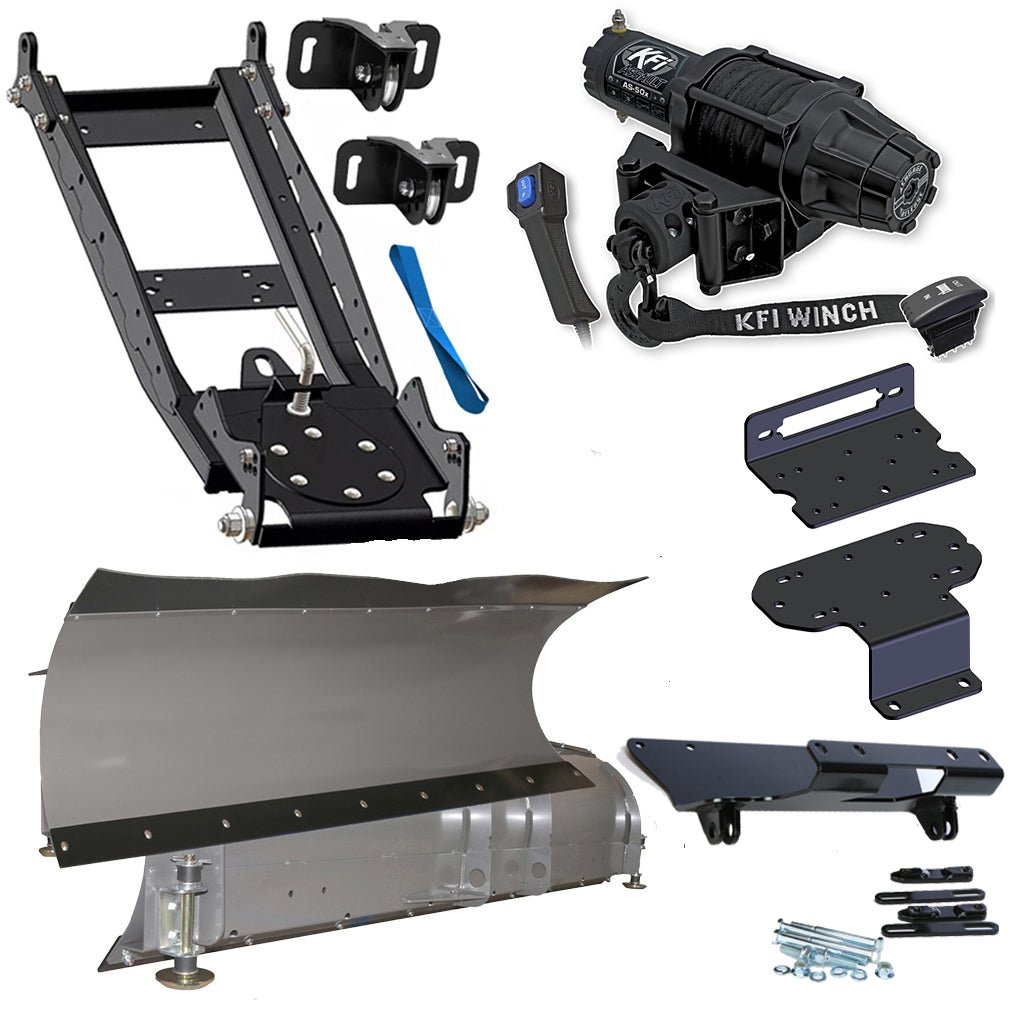 KFI Snowplow Kit fits Yamaha Rhino 450, 660, 700 - MojoMotoSport.com