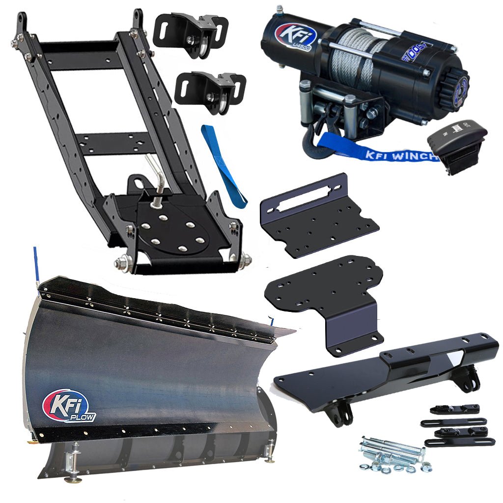 KFI Snowplow Kit fits Yamaha Rhino 450, 660, 700 - MojoMotoSport.com