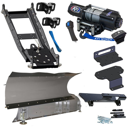 KFI Snowplow Kit fits Yamaha Rhino 450, 660, 700 - MojoMotoSport.com