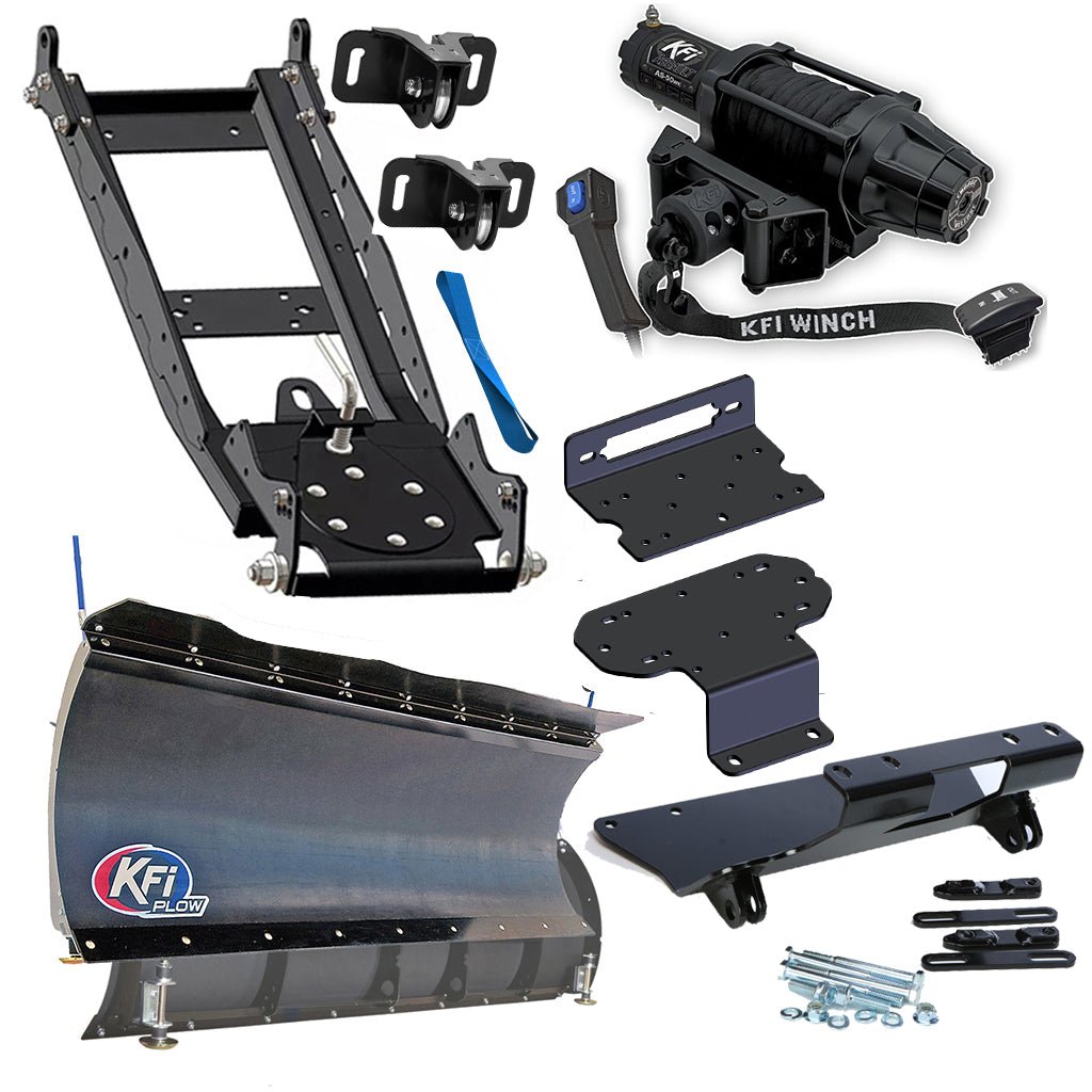 KFI Snowplow Kit fits Yamaha Rhino 450, 660, 700 - MojoMotoSport.com