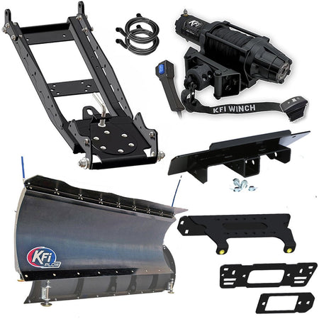 KFI Snowplow Kit for various Polaris Ranger Crew Pro XD/570/900/1000 - MojoMotoSport.com