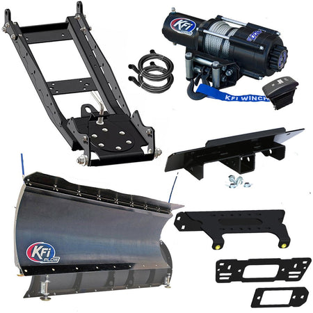 KFI Snowplow Kit for various Polaris Ranger Crew Pro XD/570/900/1000 - MojoMotoSport.com