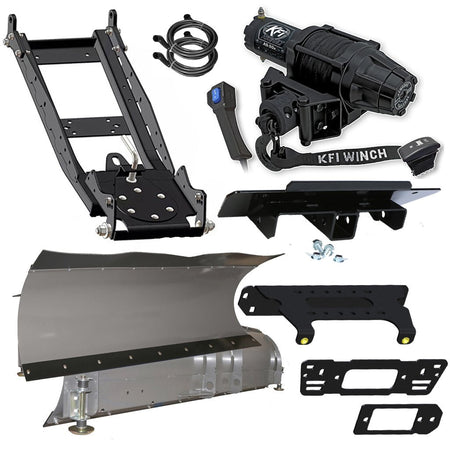 KFI Snowplow Kit for various Polaris Ranger Crew Pro XD/570/900/1000 - MojoMotoSport.com