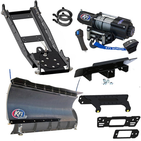 KFI Snowplow Kit for various Polaris Ranger Crew Pro XD/570/900/1000 - MojoMotoSport.com