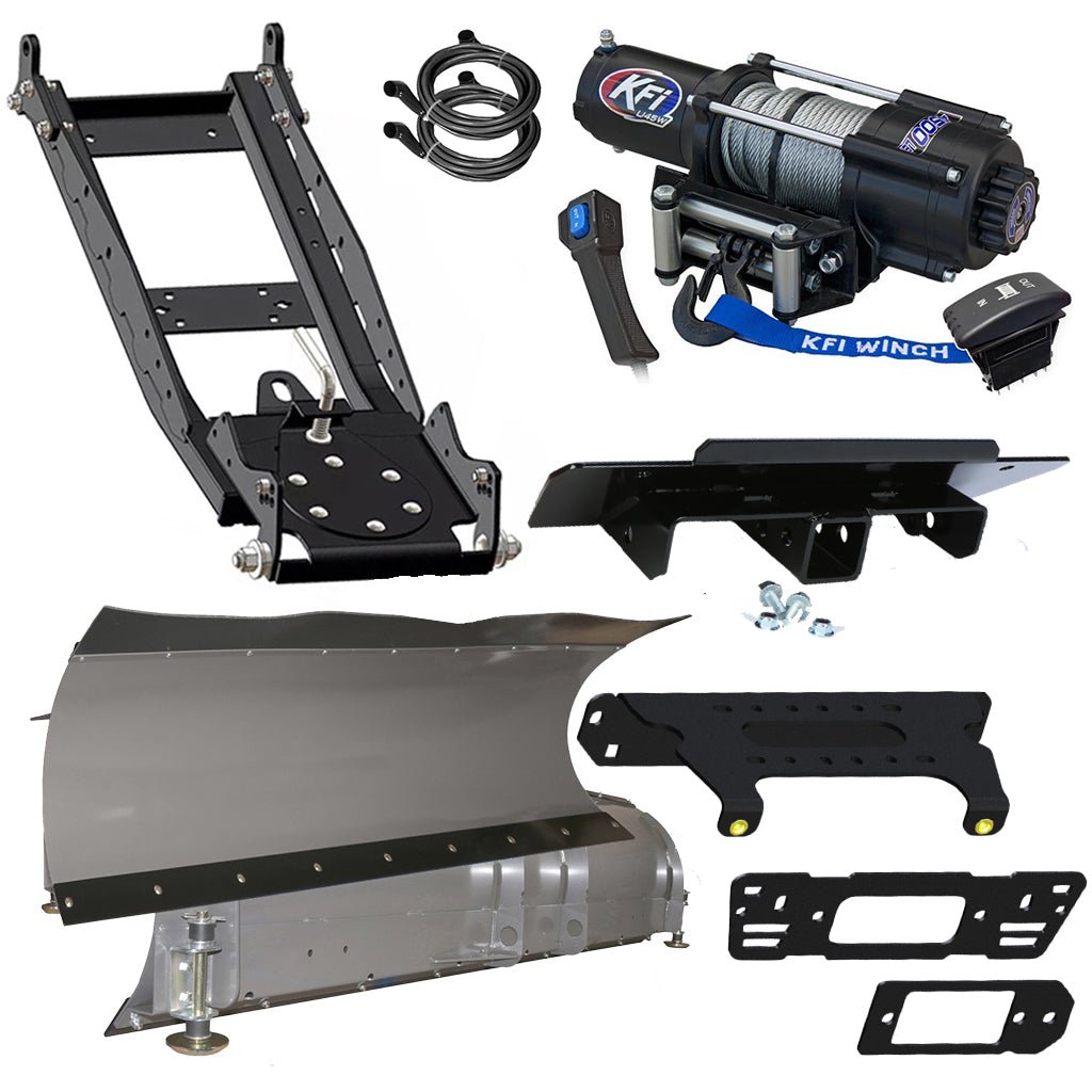 KFI Snowplow Kit for various Polaris Ranger Crew Pro XD/570/900/1000 - MojoMotoSport.com