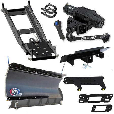 KFI Snowplow Kit for various Polaris Ranger Crew Pro XD/570/900/1000 - MojoMotoSport.com