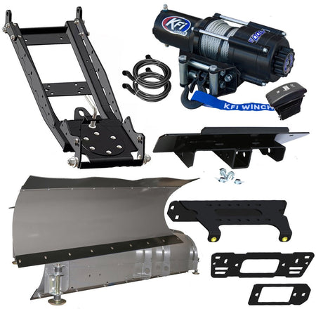 KFI Snowplow Kit for various Polaris Ranger Crew Pro XD/570/900/1000 - MojoMotoSport.com