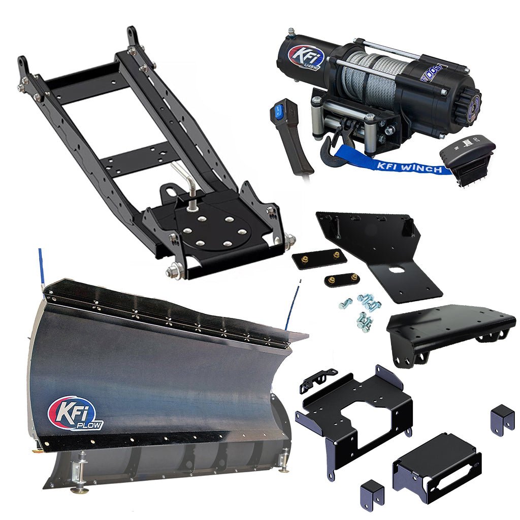 KFI Snowplow Kit Honda Pioneer 700 & 700 - 4 - MojoMotoSport.com