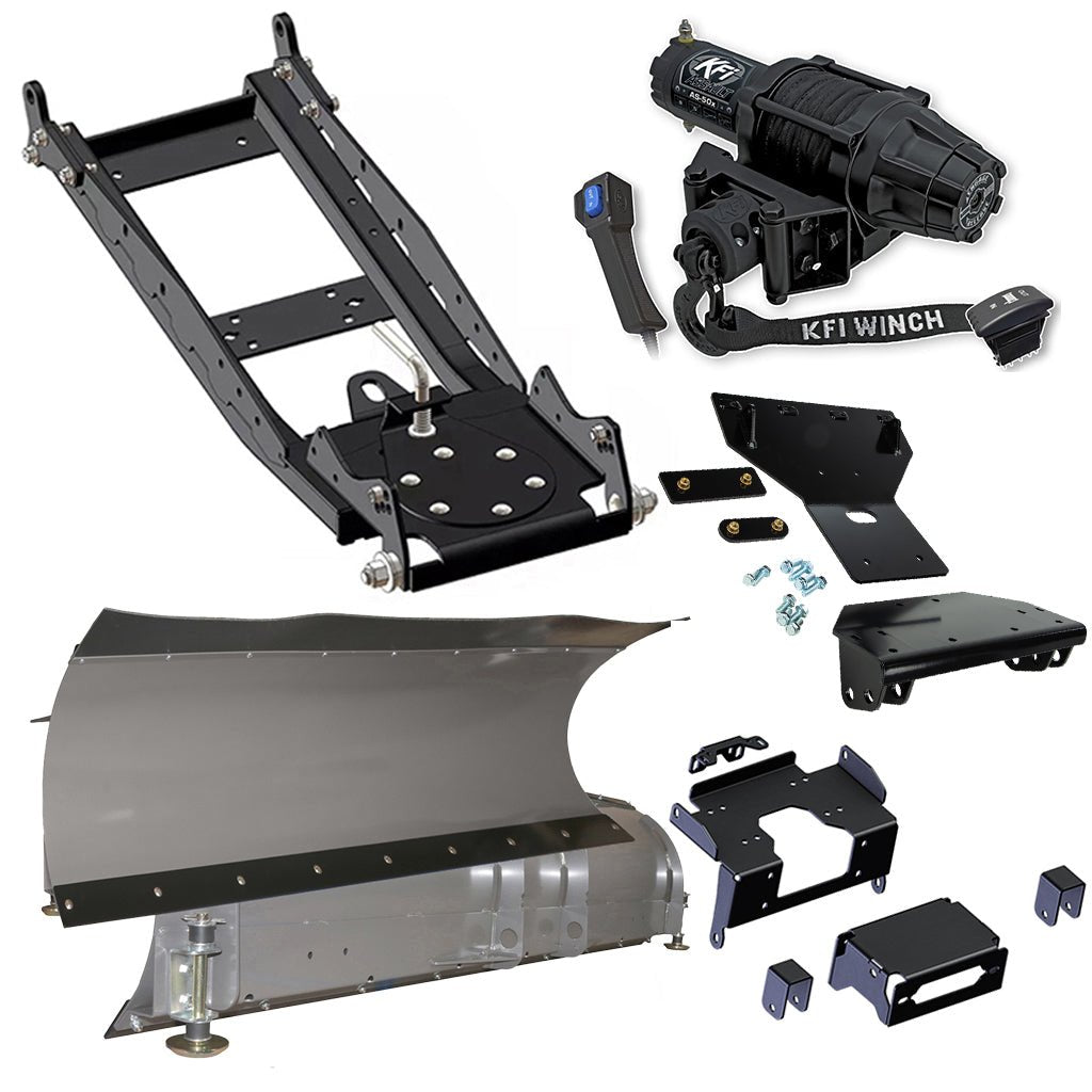 KFI Snowplow Kit Honda Pioneer 700 & 700 - 4 - MojoMotoSport.com