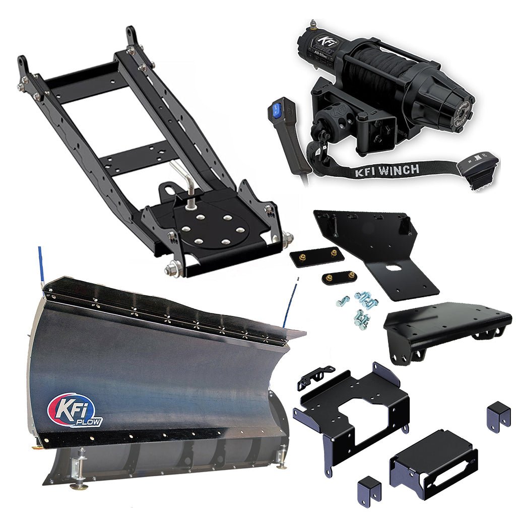 KFI Snowplow Kit Honda Pioneer 700 & 700 - 4 - MojoMotoSport.com
