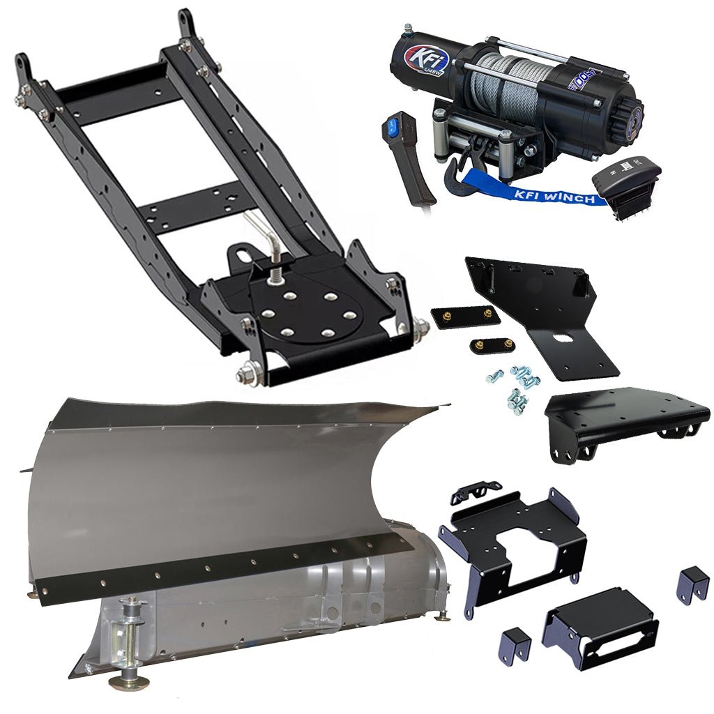 KFI Snowplow Kit Honda Pioneer 700 & 700 - 4 - MojoMotoSport.com