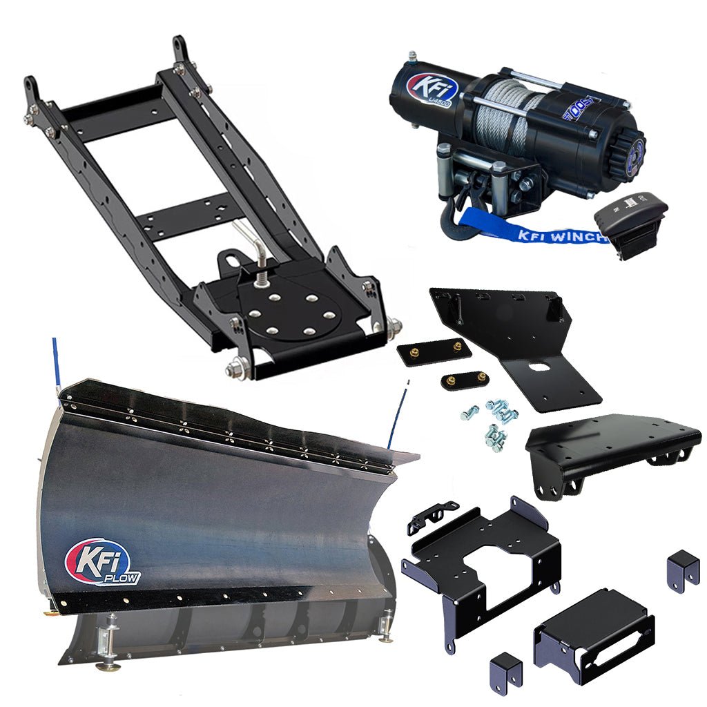 KFI Snowplow Kit Honda Pioneer 700 & 700 - 4 - MojoMotoSport.com