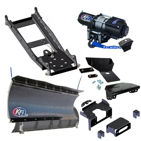 KFI Snowplow Kit Honda Pioneer 700 & 700 - 4 - MojoMotoSport.com