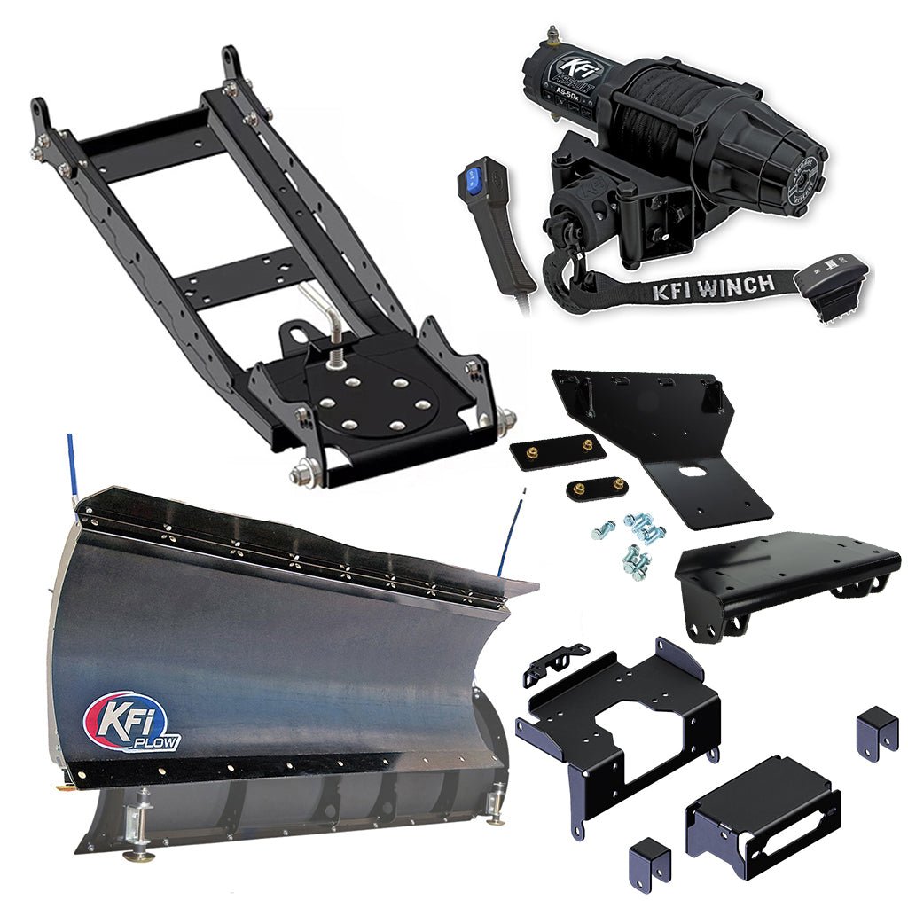 KFI Snowplow Kit Honda Pioneer 700 & 700 - 4 - MojoMotoSport.com