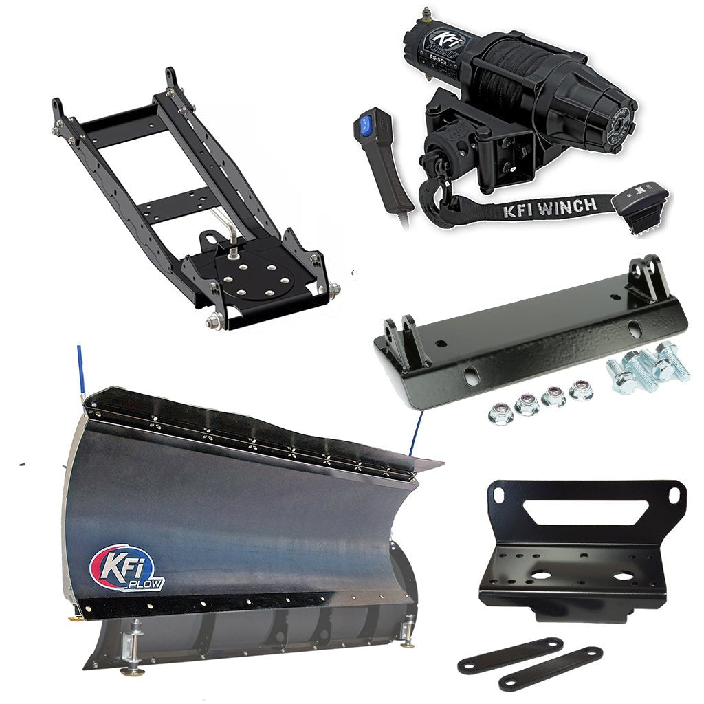 KFI Snowplow Kit John Deere Gator XUV 550/560/590 - MojoMotoSport.com