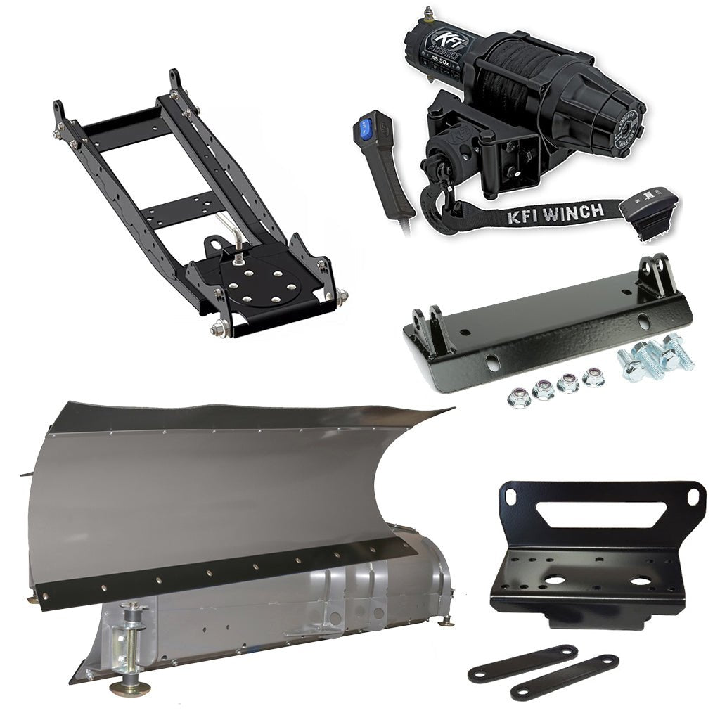 KFI Snowplow Kit John Deere Gator XUV 550/560/590 - MojoMotoSport.com