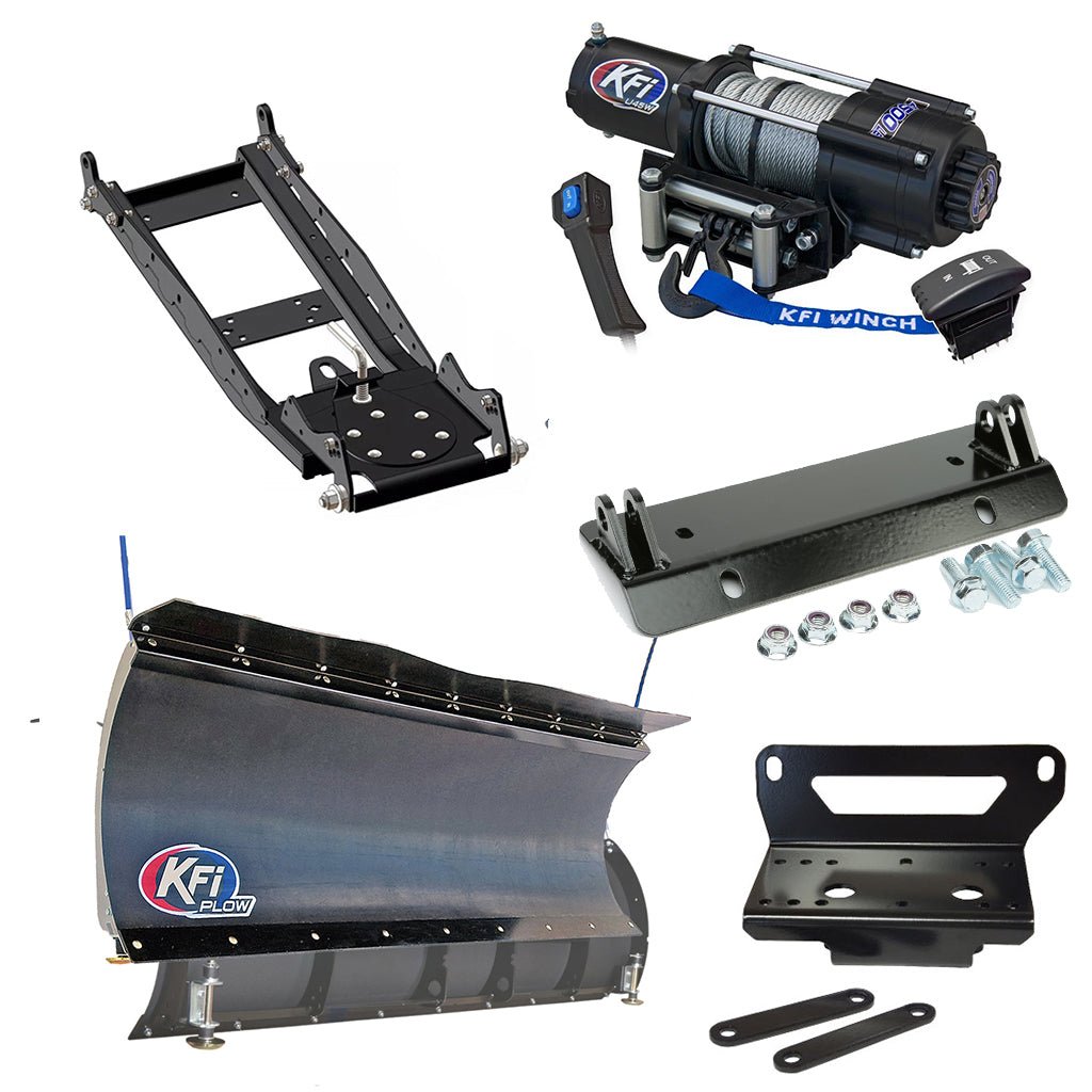 KFI Snowplow Kit John Deere Gator XUV 550/560/590 - MojoMotoSport.com