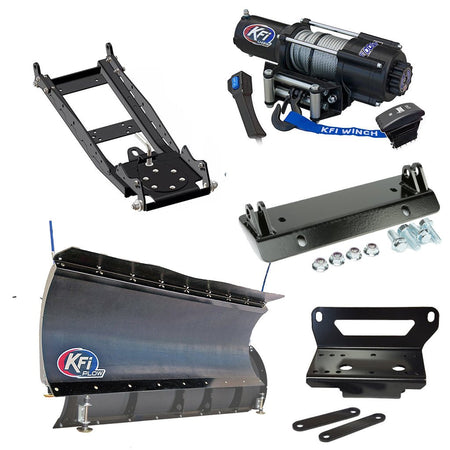 KFI Snowplow Kit John Deere Gator XUV 550/560/590 - MojoMotoSport.com