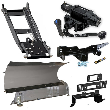 KFI Snowplow Kit Polaris fits most 400 - 800 & EV Ranger Midsize & Fullsize Models - MojoMotoSport.com