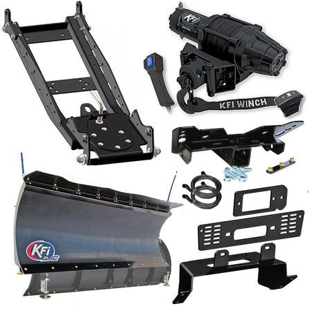 KFI Snowplow Kit Polaris fits most 400 - 900 Ranger Crew Midsize & Fullsize Models - MojoMotoSport.com