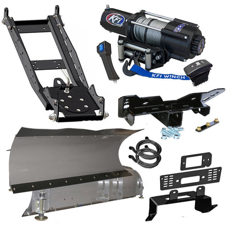KFI Snowplow Kit Polaris fits most 400 - 900 Ranger Crew Midsize & Fullsize Models - MojoMotoSport.com