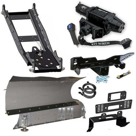 KFI Snowplow Kit Polaris fits most 400 - 900 Ranger Crew Midsize & Fullsize Models - MojoMotoSport.com