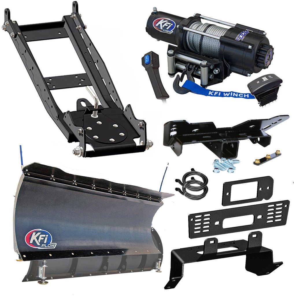 KFI Snowplow Kit Polaris fits most 400 - 900 Ranger Crew Midsize & Fullsize Models - MojoMotoSport.com