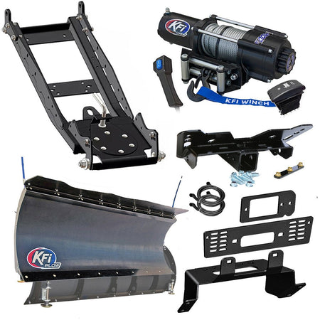 KFI Snowplow Kit Polaris fits most 400 - 900 Ranger Crew Midsize & Fullsize Models - MojoMotoSport.com