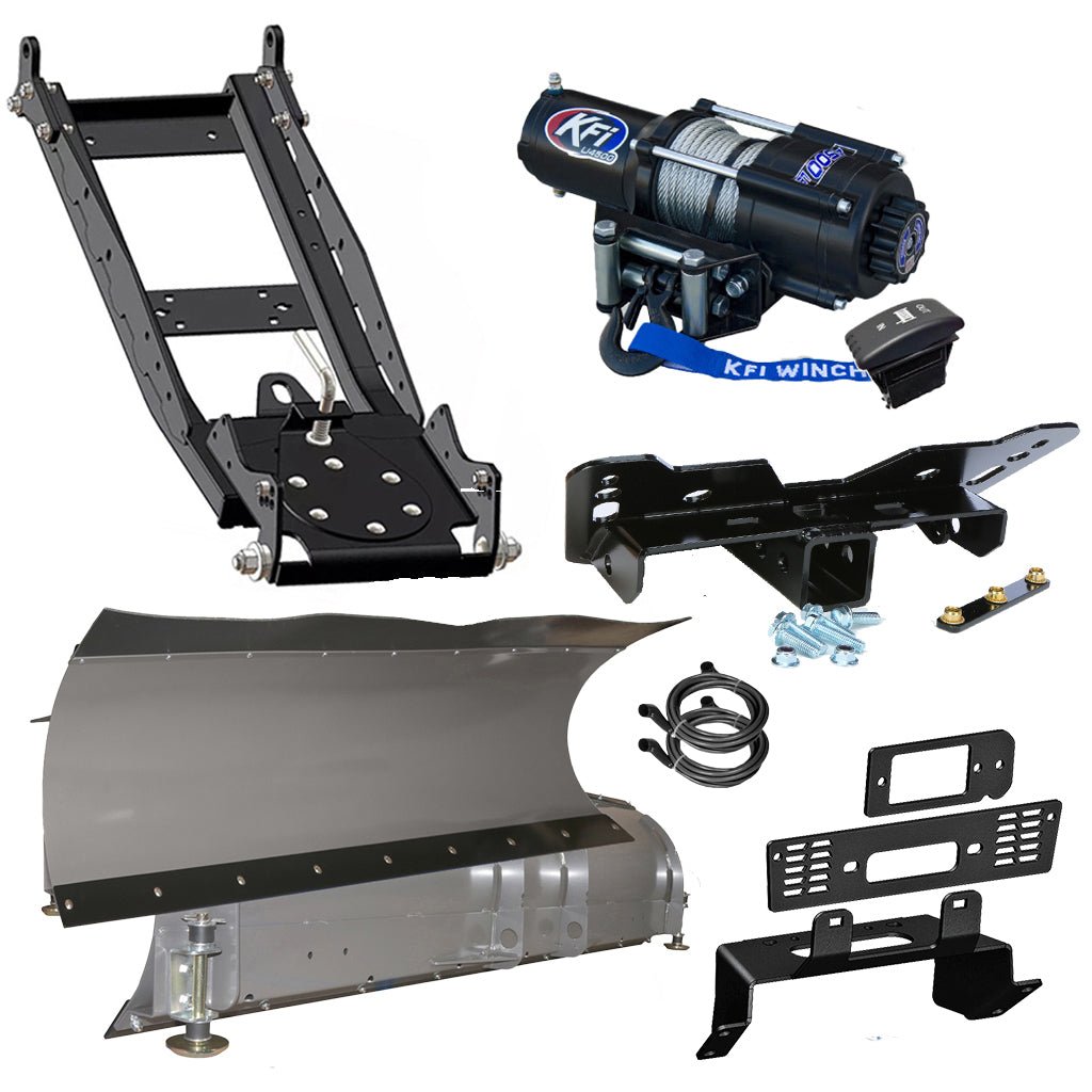 KFI Snowplow Kit Polaris fits most 400 - 900 Ranger Crew Midsize & Fullsize Models - MojoMotoSport.com