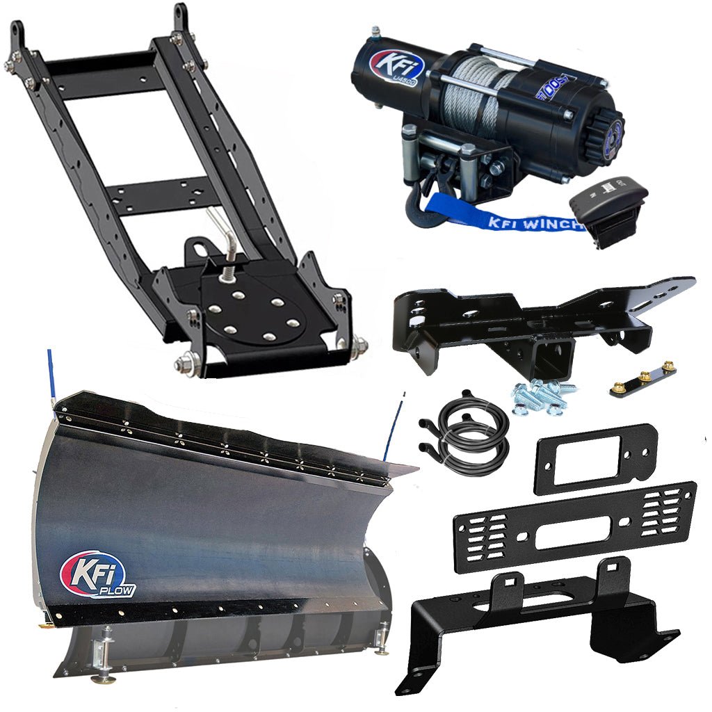 KFI Snowplow Kit Polaris fits most 400 - 900 Ranger Crew Midsize & Fullsize Models - MojoMotoSport.com