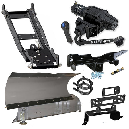 KFI Snowplow Kit Polaris fits most 400 - 900 Ranger Crew Midsize & Fullsize Models - MojoMotoSport.com