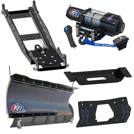 KFI Snowplow Kit Polaris Ranger SP 570 & Pro XD Midsize UTV - MojoMotoSport.com