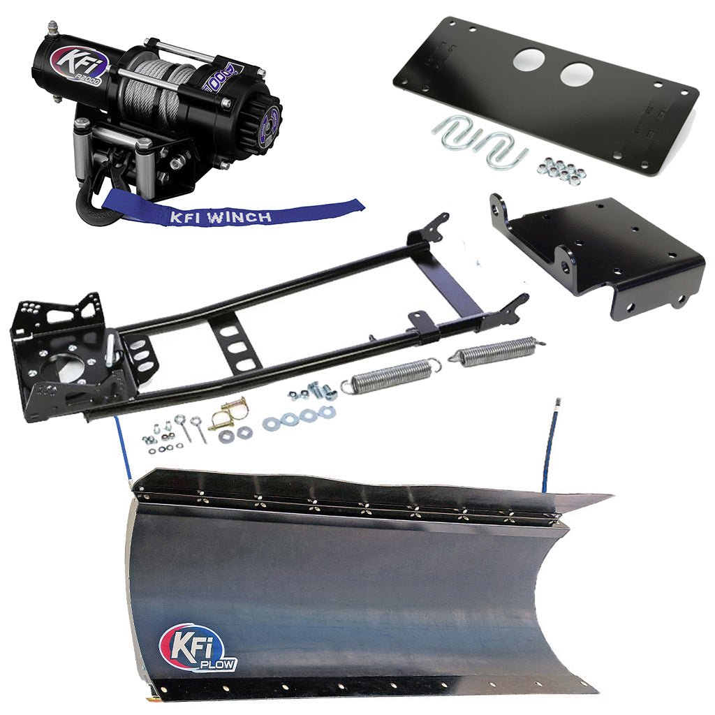 KFI Snowplow Kit Suzuki 450, 500, 700, 750 King Quad ATV - MojoMotoSport.com