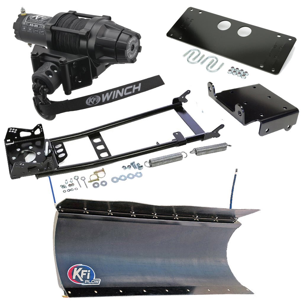 KFI Snowplow Kit Suzuki 450, 500, 700, 750 King Quad ATV - MojoMotoSport.com