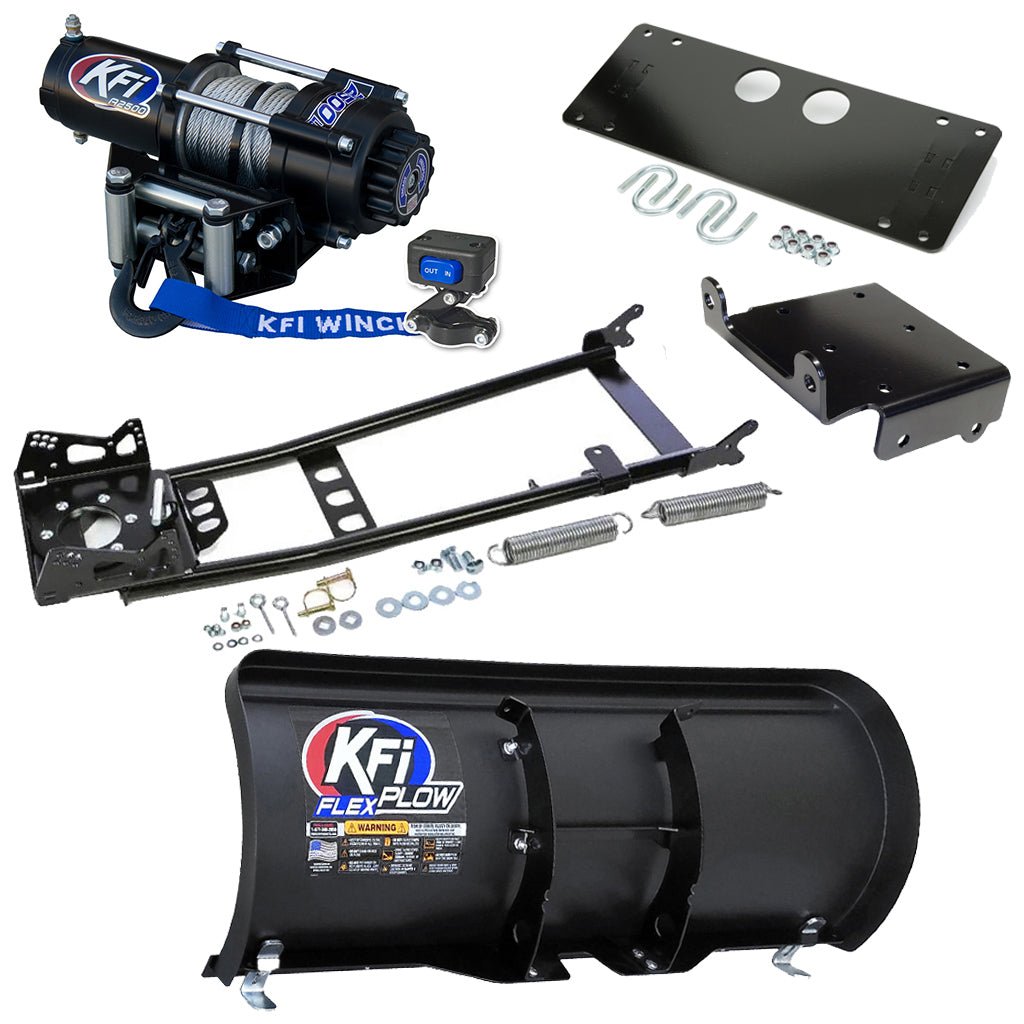 KFI Snowplow Kit Suzuki 450, 500, 700, 750 King Quad ATV - MojoMotoSport.com