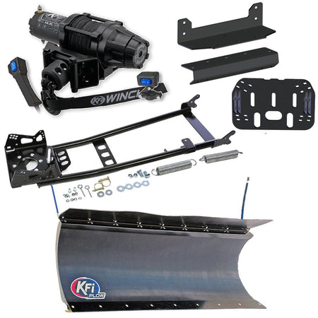 KFI Snowplow Kit Yamaha 350/400/450 Grizzly Kodiak ATV (2003 - 2014) - MojoMotoSport.com