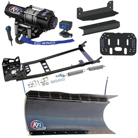 KFI Snowplow Kit Yamaha 350/400/450 Grizzly Kodiak ATV (2003 - 2014) - MojoMotoSport.com